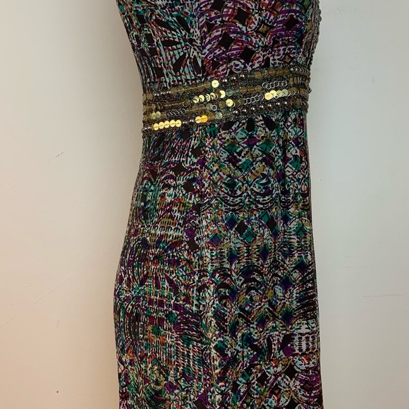 Nanette Lepore  Beaded Silk Embellished Love Me  Dress - Size 2 - Picture 5 of 12